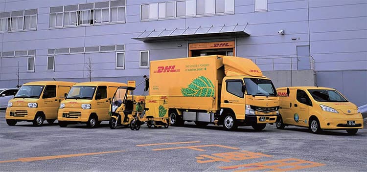 配送車EV化・SAF導入　物流大手DHLの脱炭素経営