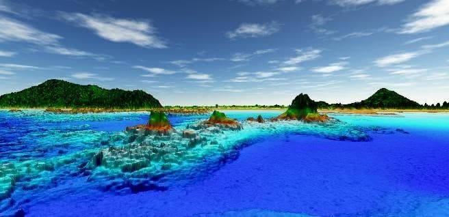 浅海域を測量・地図化するPJが始動　生態系把握・保全等にも活用
