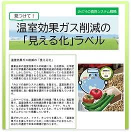 GHG削減効果を星の数で表示　コメ・野菜販売で実証