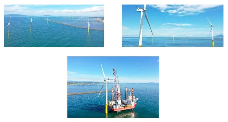 秋田港・能代港の洋上風力発電、全33基の風車据付が完了