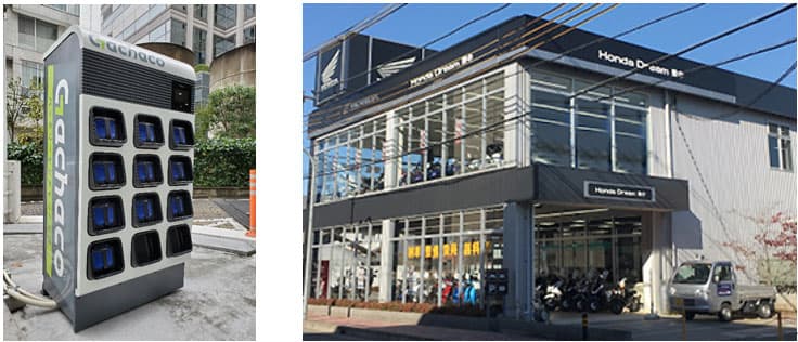 電動バイクのバッテリーシェア、東京・大阪で実証を開始　Gachaco