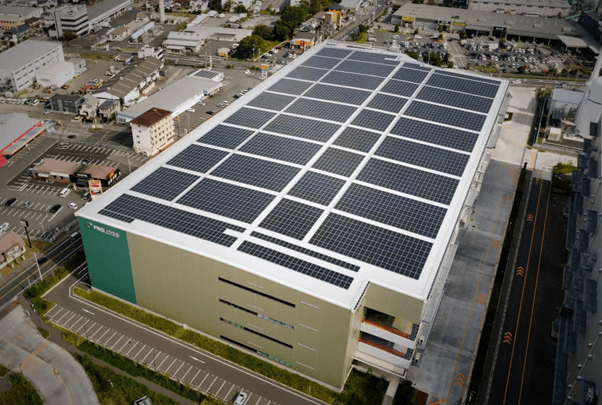 千葉市の物流施設に2.3MWの「屋根借り」太陽光発電　日本ベネックス