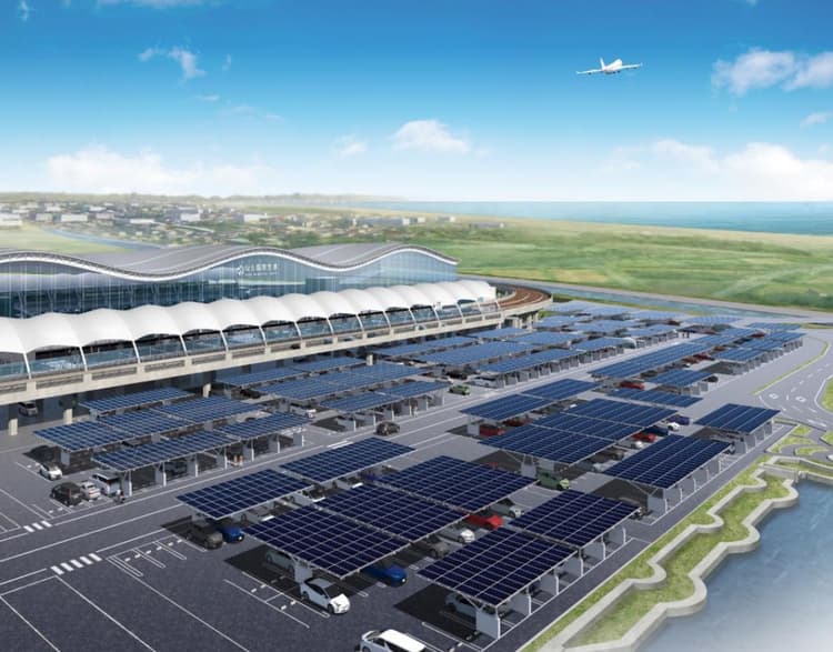 仙台空港の駐車場に、1.8MWの太陽光発電所を建設へ　23年稼働