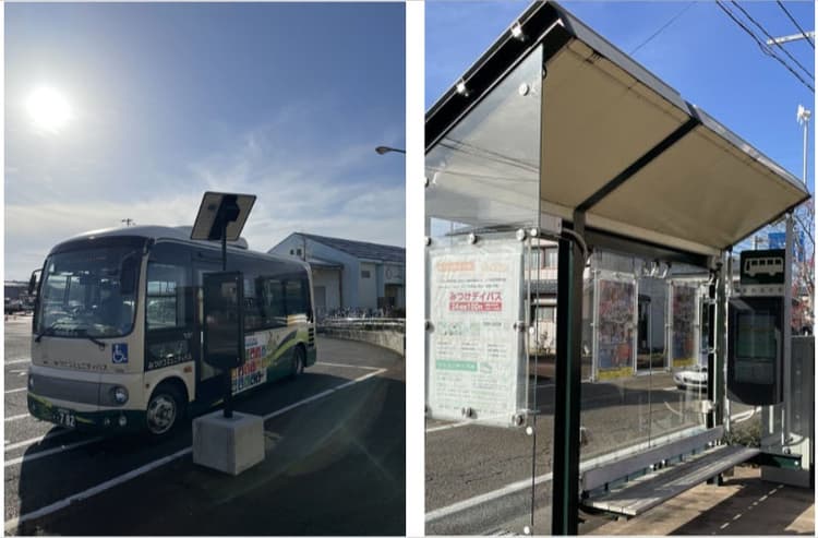 太陽光＋蓄電池設置の「スマートバス停」、新潟県見附市で実証実験開始