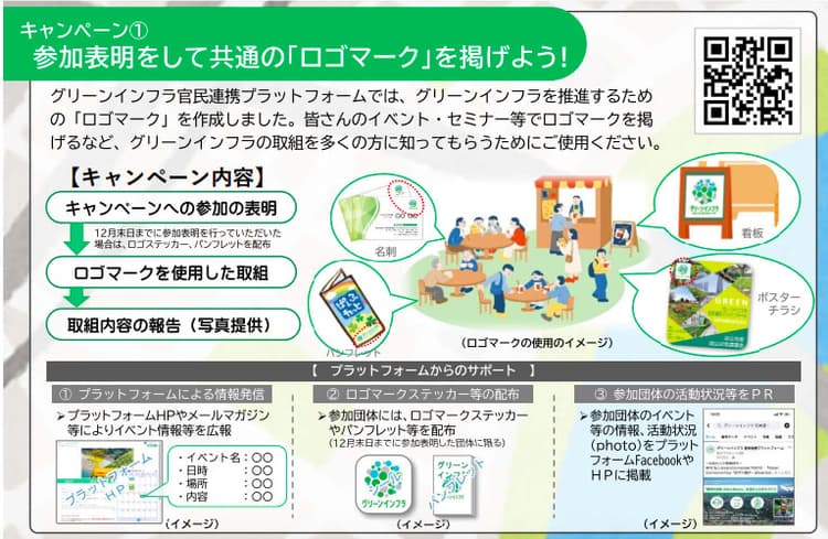 「グリーンインフラ」キャンペーン、参加者募集を開始