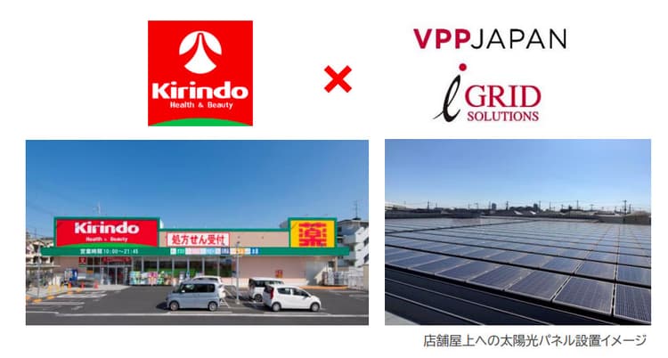 キリン堂、ドラッグストア81店舗にPPA活用太陽光を導入　CO2年間3000t削減へ