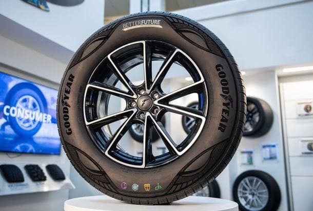 グッドイヤー、サステナブル素材90％のタイヤ発表　23年内に量産へ
