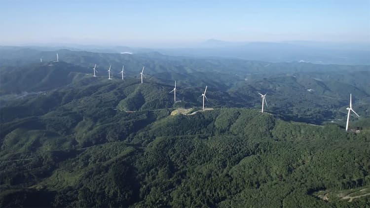 岩手で約44MWの陸上風力発電所が運開　JREと東北電力