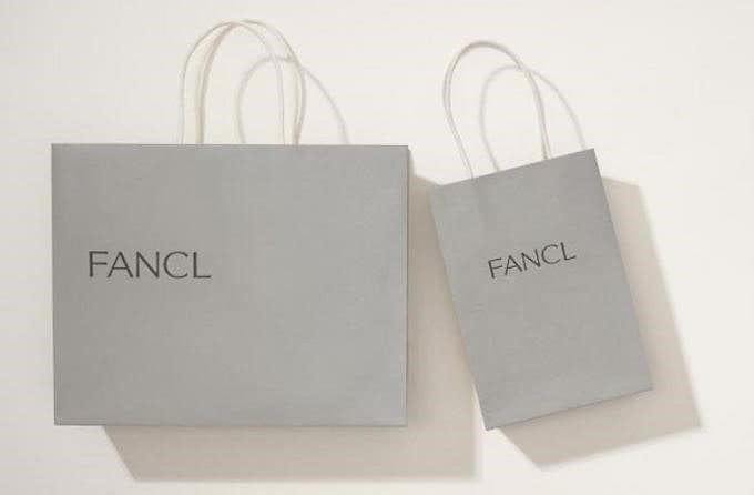 ファンケル、古紙100%紙袋を全直営店に導入　物流センターの回収品を再生