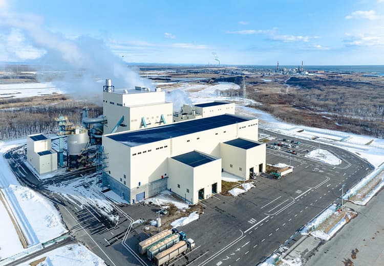 国内最大級・約75MWのバイオマス発電が北海道で稼働　双日と日本製紙
