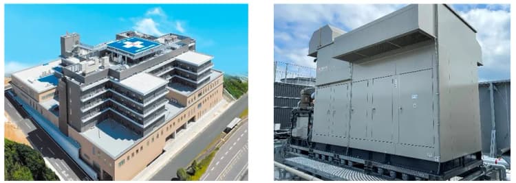 熊本県の災害拠点病院に、停電時も電気・熱が供給できる省エネ型エネシステム