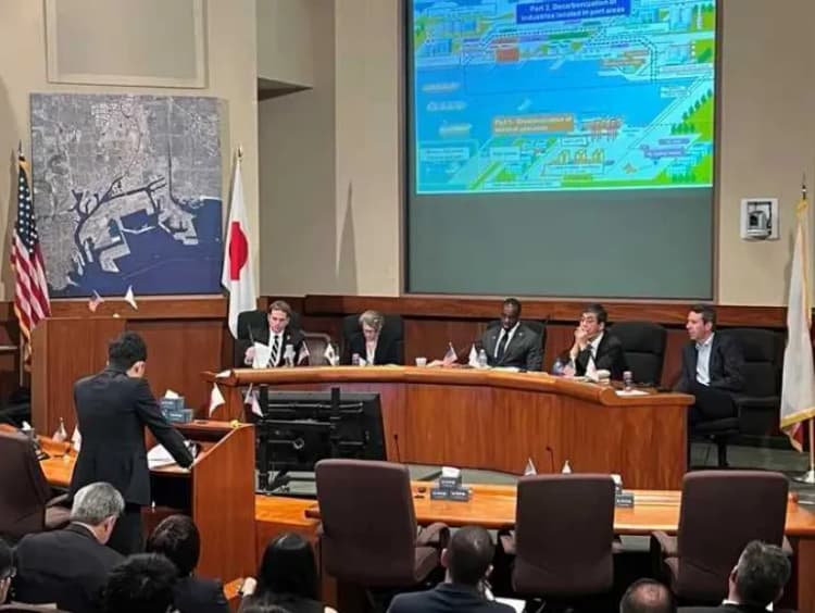 港湾の脱炭素化、グリーン海運回廊形成で日米協力を促進　