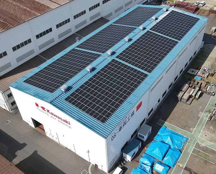 川崎重工播磨工場、「寄付型」太陽光PPA導入　東京センチュリー・京セラと
