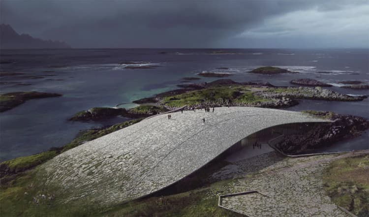 ノルウェーで、海洋生物と親しむ「ザ・ホエール」の建設計画が進行中