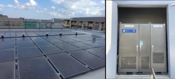 社員寮に産業用蓄電システム導入　ピークシフト運用で「ZEH-M」実現