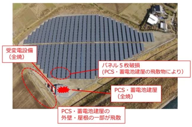 蓄電池が爆発・火災発生　JPEAが防火安全対策で注意喚起