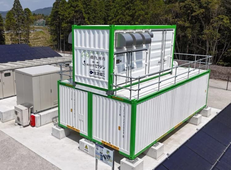 住友電工のレドックスフロー電池、南九州市の太陽光発電所に採用