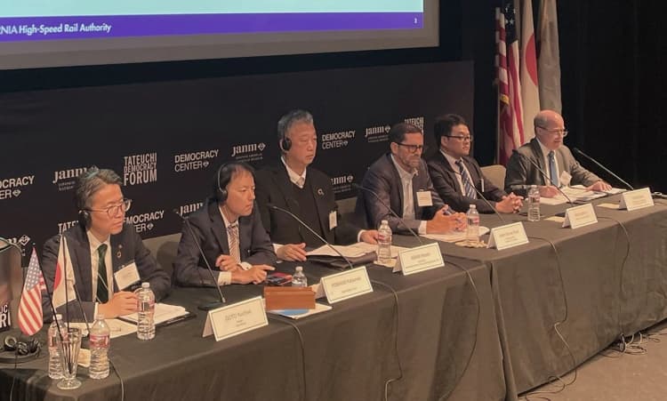 日本、米カリフォルニア州と鉄道分野の脱炭素化で協力強化　フォーラム共催