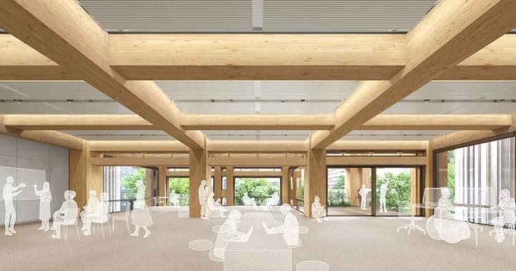鹿島、「東北支店ビル」を木造フラッグシップビルへ　新制震システムを採用
