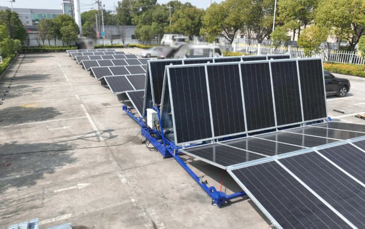 GBP、移動式太陽光発電所を開発　折りたたみ可能で最大144kW