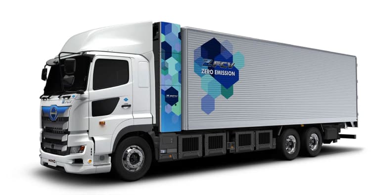 日野自、国内初・水素燃料大型トラック「日野プロフィア Z FCV」発売