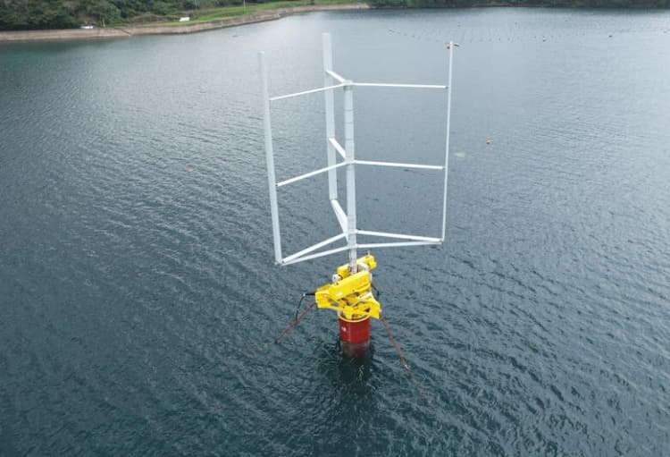 電源開発ら6社、次世代浮体式風車の海上実証開始　商用化へ前進