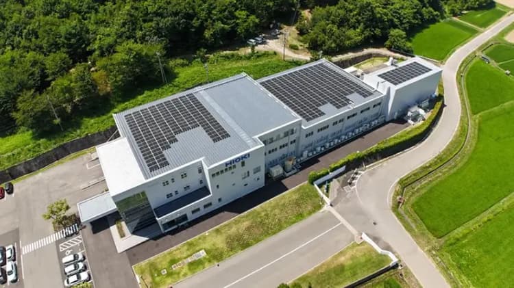 太陽光発電200kWを導入、工場使用電力の約30％を自家消費　日置電機