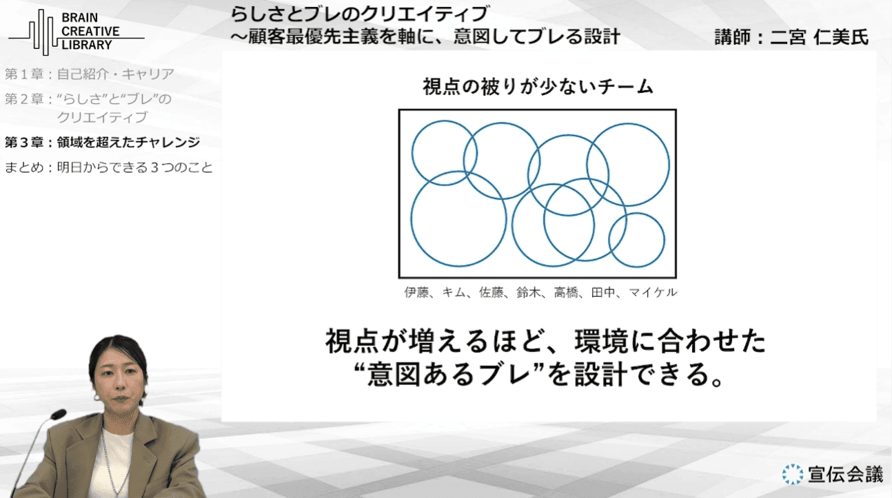 サービスデザイン思考力養成講座 概要画像 二宮仁美編