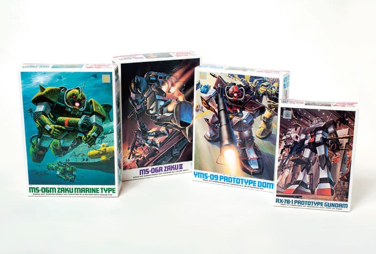 商品の世界観を教えてくれた ガンプラの箱絵