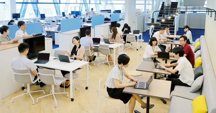社員の士気を上げる 西武ホールディングスの新オフィス