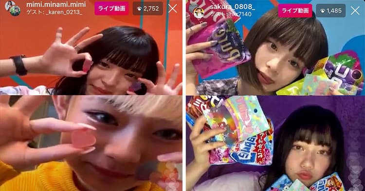 10代のインフルエンサーを起用し SNSを中心にグミの魅力を拡散