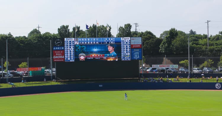 地域に根づいたフレンドリーなスタジアムを DJチャス。のフィールド・オブ・ドリームズ