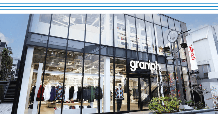 功を奏した、期待感を持たせる店舗演出 売上は出店計画時目標の190%と絶好調 「この場所にしかない」を集めたグラニフ旗艦店