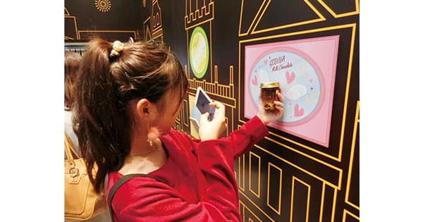 閉店後もインタラクティブな映像演出で注目を集める 森永乳業が「GODIVA Choco Drink Studio in 表参道」を開催