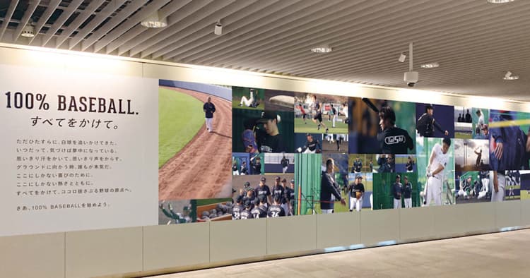 野球の原点にかえる、嘘の無い広告
