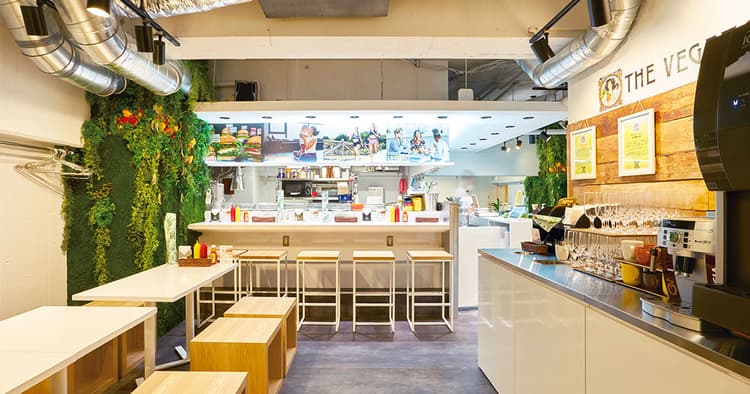 未来型のハンバーガーショップ プラントベース専門肉屋も展開