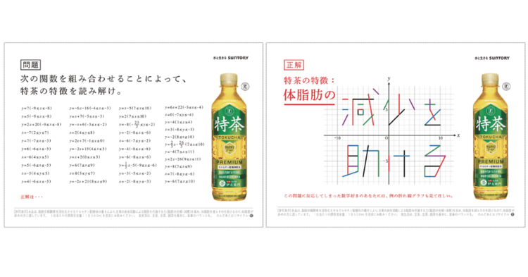 サントリーホールディングス/伊右衛門 特茶「特茶から問題です。」OOH