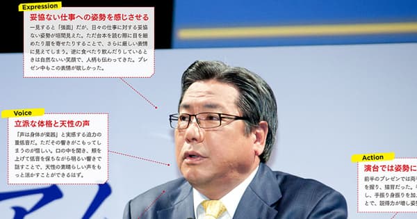 アサヒビール社長のプレゼン分析「飲む、飲む、飲む」姿に説得力