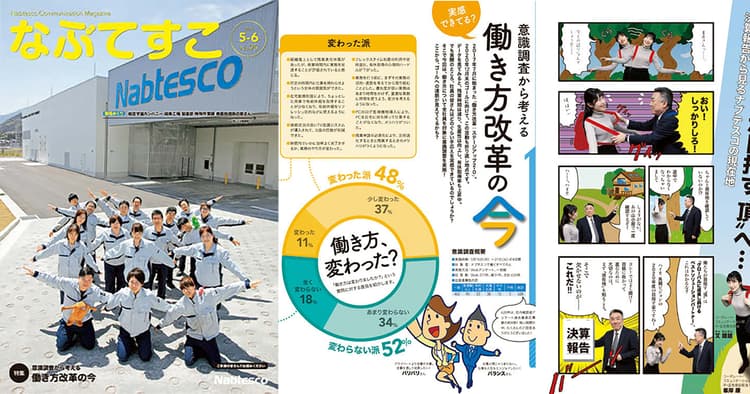 2号連続で社史を大特集 先人たちの「挑戦」を共有