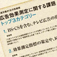 81社の宣伝部長に聞く(5)広告効果指標、このままでいい?