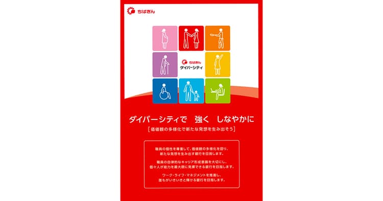 千葉銀の全行一体のD&I推進、理解・対話・実践を徹底