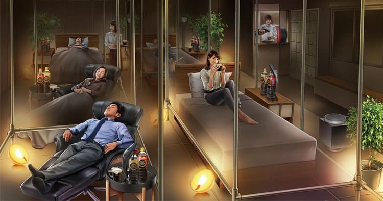 ネスカフェが体験型「睡眠カフェ」オープン コーヒー飲み分けで良質な睡眠を