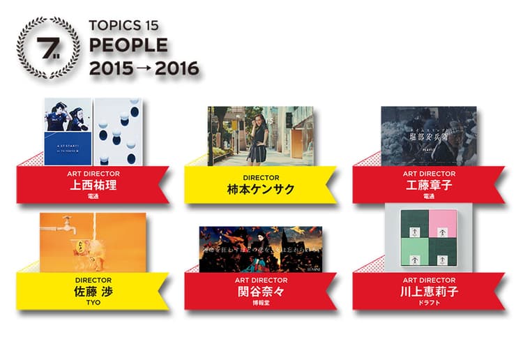 2016年 編集部が注目する若手クリエイターは?
