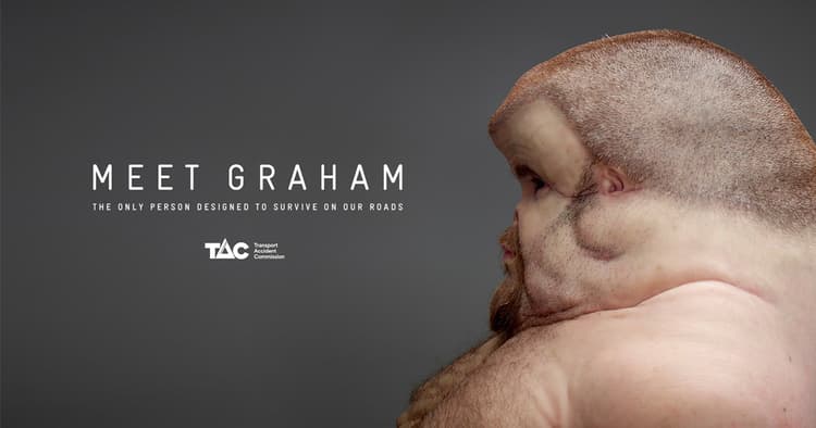 交通事故に遭っても生き残れる人間の身体を具現化「MEET GRAHAM」