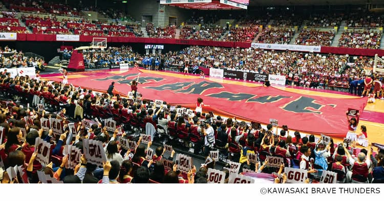 新たな歴史を歩みはじめた川崎ブレイブサンダースの集客術