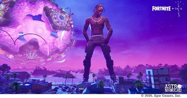 1230万人が参加 トラヴィス・スコットが「Fortnite」で音楽ライブ