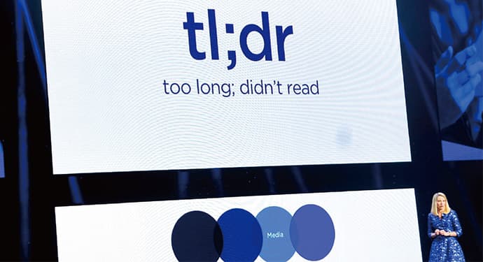 米ヤフーCEOからのキーワード「tl;dr」とは?