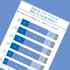 71.4%がスマホ依存を自覚、接触時間は7時間以上!?