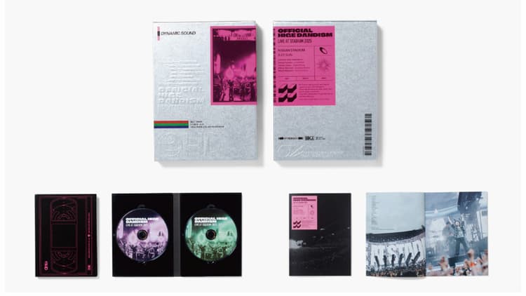Official髭男dism 『OFFICIAL HIGE DANDISM LIVE at STADIUM 2025』 Blu-ray、DVD、CD