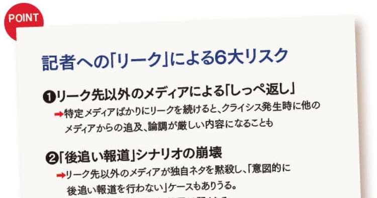 過熱する記者へのリーク合戦、是か非か?潜在的なリスクを考える